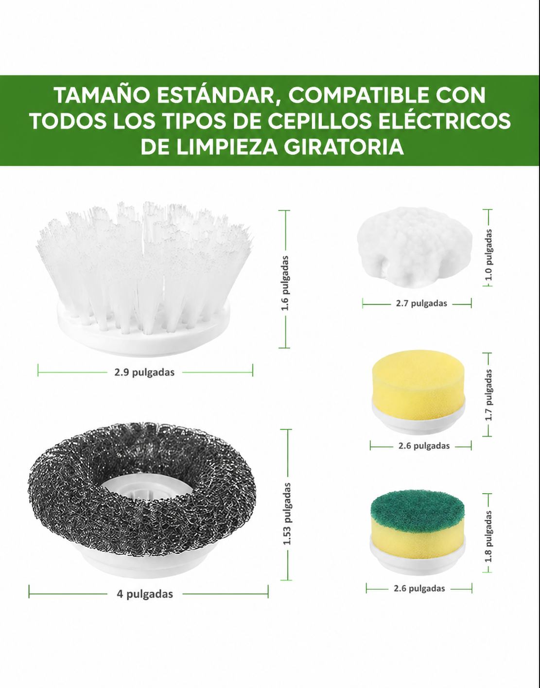Limpiador Eléctrico con Recambios